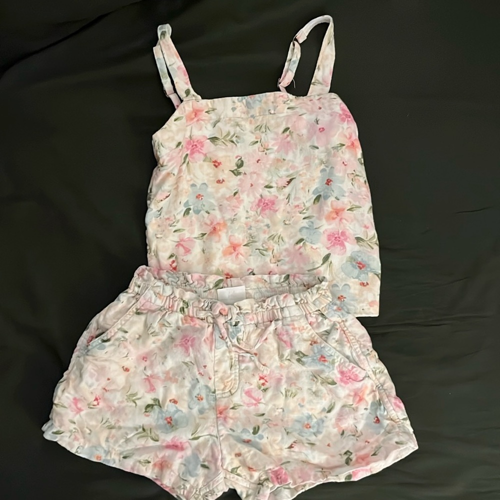 Abercrombie Kids Linen Floral Set